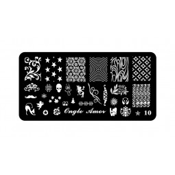 Plaque stamping 10 | ONGLE AMOR