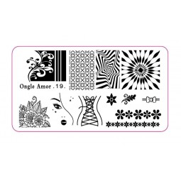 Plaque stamping 19 | ONGLE AMOR