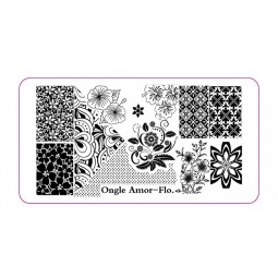  Plaque Stamping FLO | ONGLE AMOR