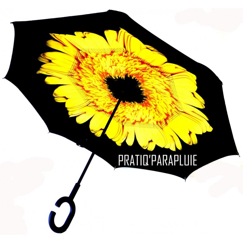 PARAPLUIE INVERSE TOURNESOL -PRATIQ' PARAPLUIE