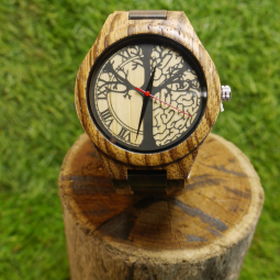 montre en bois Arbre de Vie...