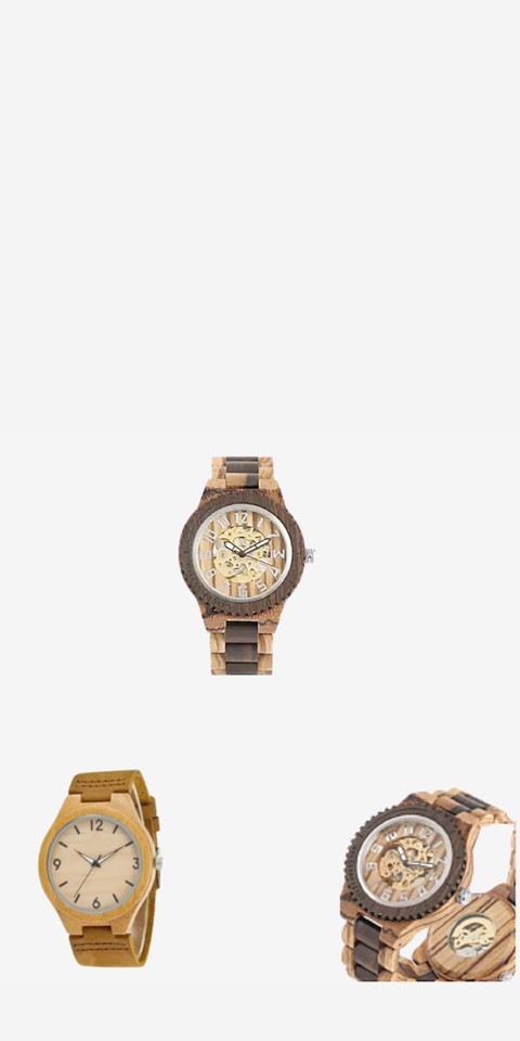 montre en bois